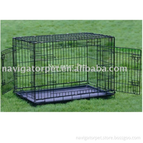 Double Door Wire Dog Cage